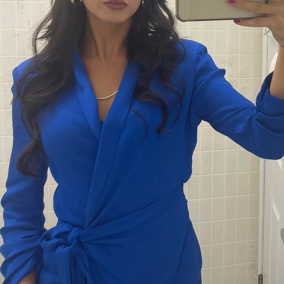 Zara Dresses Zara Royal Blue Dress Poshmark